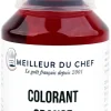 Colorant alimentaire liquide orange E110 1 litre Meilleur du Chef