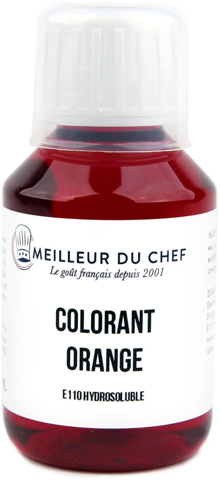 Colorant alimentaire liquide orange E110 1 litre Meilleur du Chef