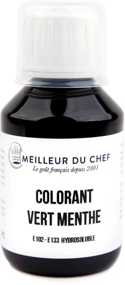 Colorant alimentaire liquide vert menthe 115 ml Meilleur du Chef