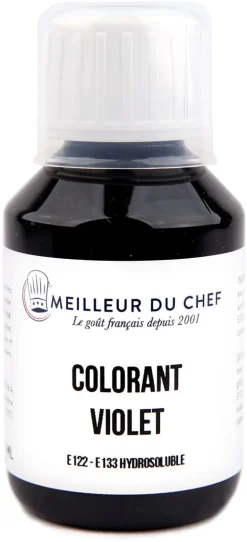 Colorant alimentaire liquide violet 115 ml Meilleur du Chef