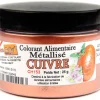 Colorant alimentaire métallisé Cuivre poudre liposoluble 25 g Déco Relief