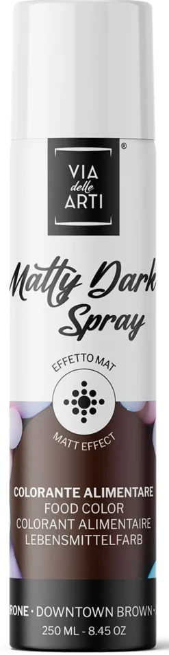 Colorant en spray effet mat Marron 250 ml Via delle Arti