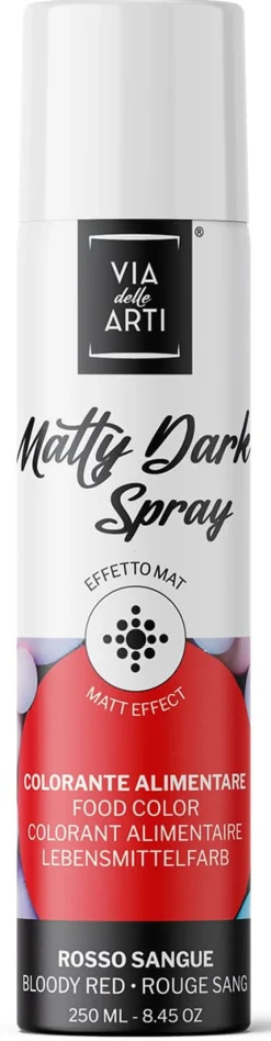 Colorant en spray effet mat Rouge 250 ml Via delle Arti
