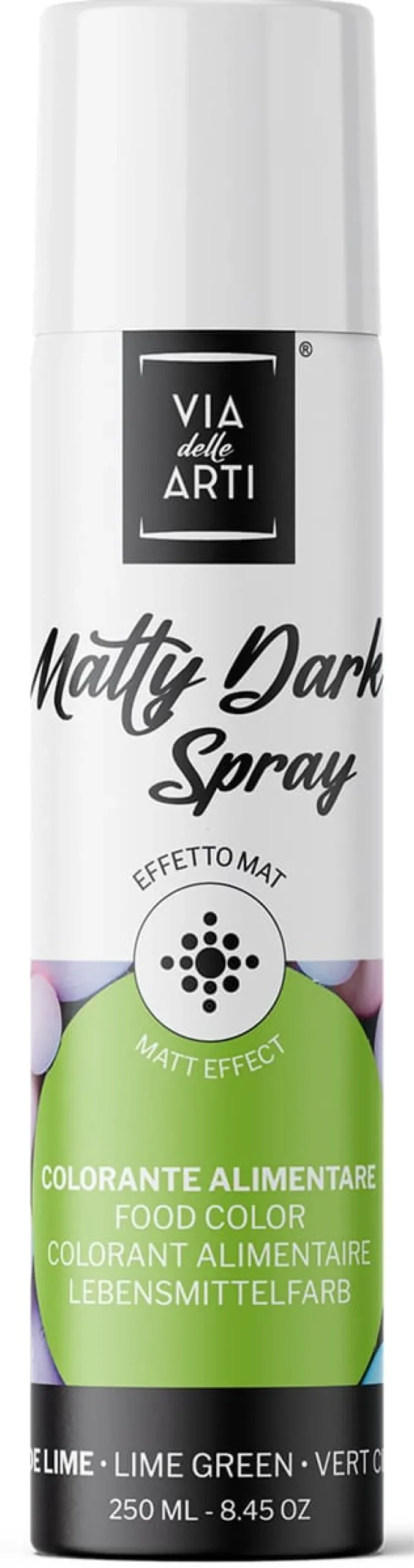 Colorant en spray effet mat Vert citron 250 ml Via delle Arti