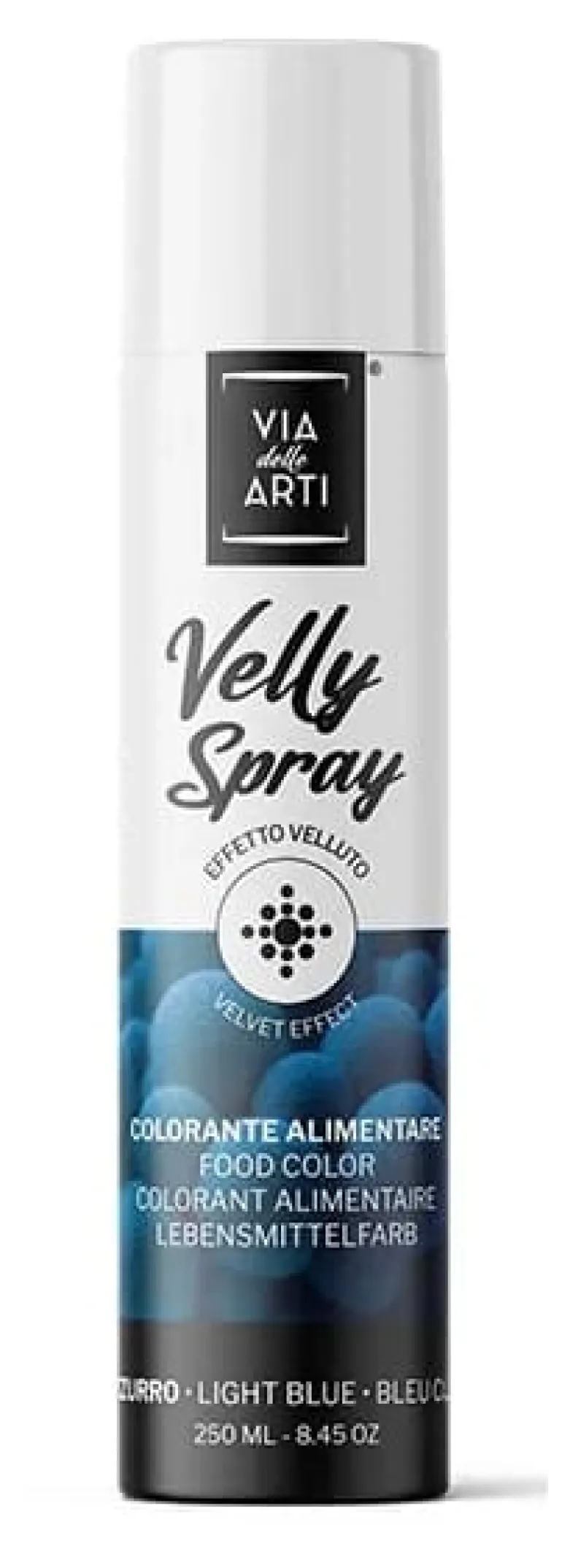 Colorant en spray effet velours Bleu 250 ml Via delle Arti
