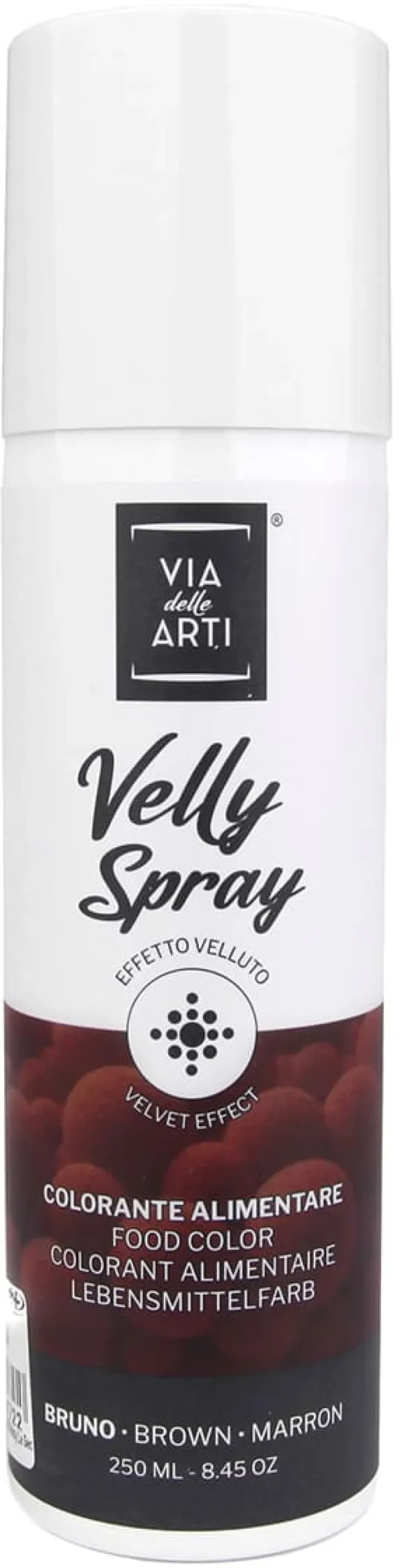 Colorant en spray effet velours Brun (chocolat) 250 ml Via delle Arti
