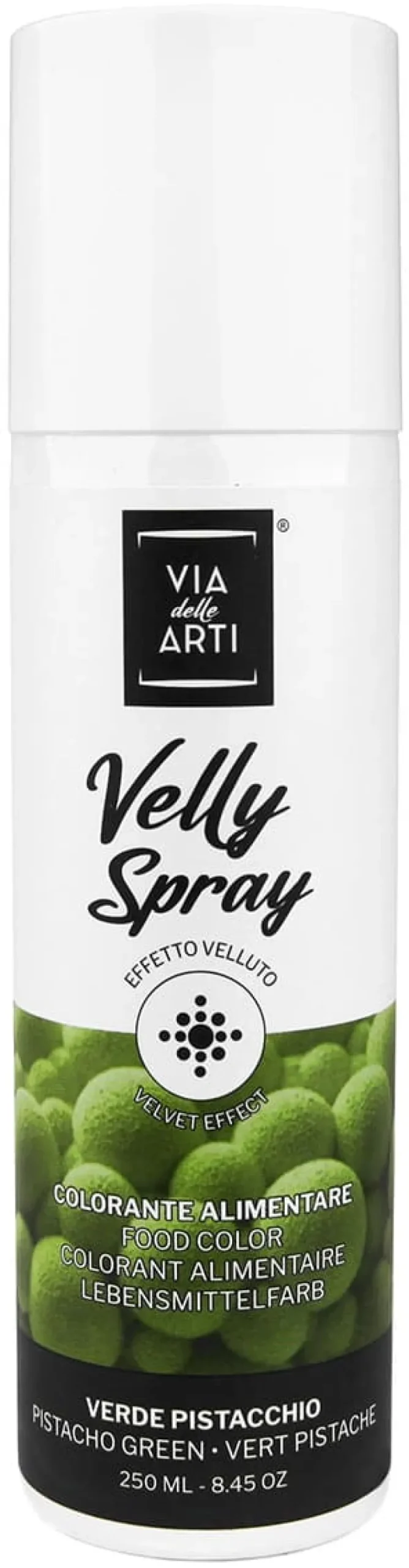 Colorant en spray effet velours Vert pistache 250 ml Via delle Arti