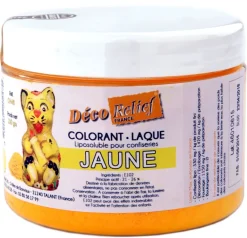 Colorant jaune liposoluble 100 g Déco Relief