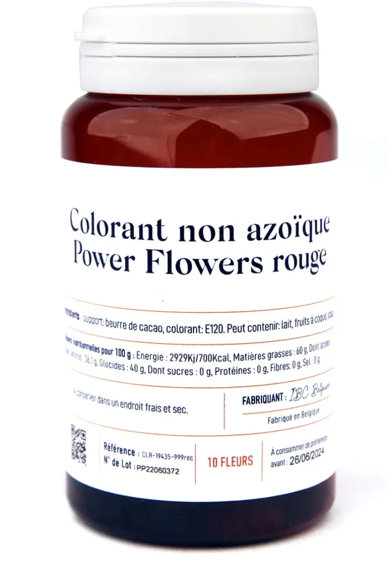 Colorant non azoïque Power Flowers Rouge 10 fleurs IBC Belgium