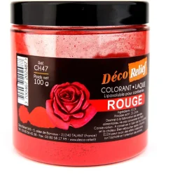 Colorant rouge liposoluble 100 g Déco Relief