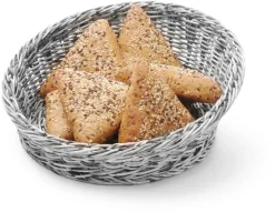 Corbeille à pain Grise Ø 31 cm