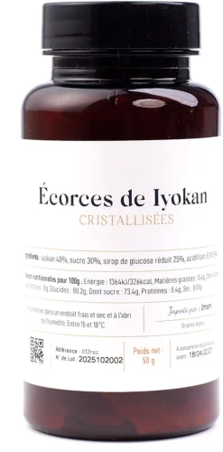 Écorces de iyokan cristallisées 50 g