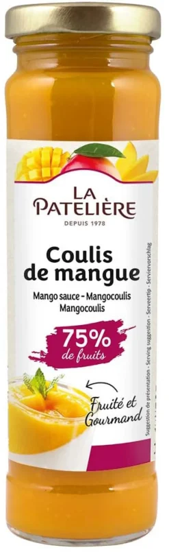 Coulis de fruit mangue 165 g La Patelière