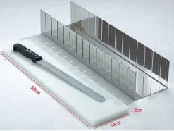 Coupe bande inox 8 parts de 4,6 x 13,5 cm Mallard Ferrière