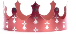 Couronne des rois Amalgame 4 couleurs panachées 4 unités