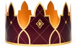 Couronne des rois Satiné 5 unités