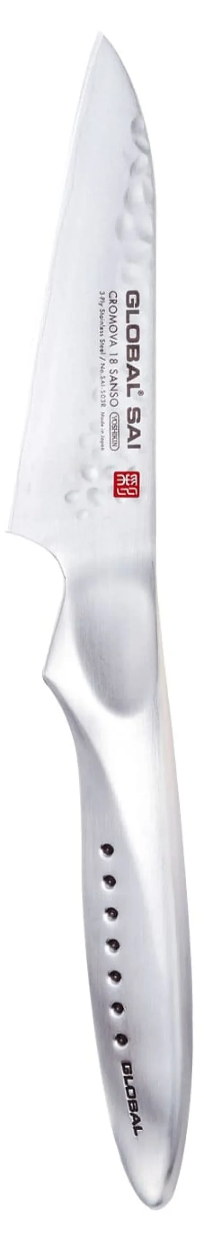 Couteau d'office SAI-S03R lame droite 9 cm Global