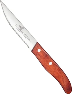 Couteau à steak Dallas manche bois lame 12,5 cm