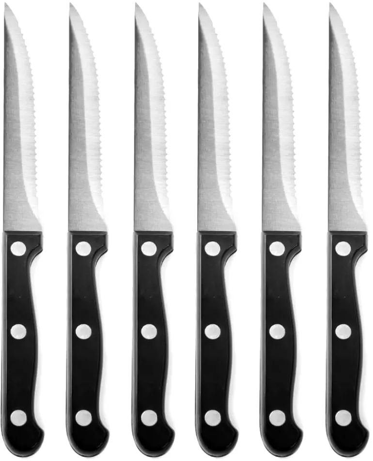 Couteau à steak (x 6) lame inox 10,5 cm Hendi