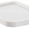 Couvercle bac stockage renforcé 15 L blanc Gilac