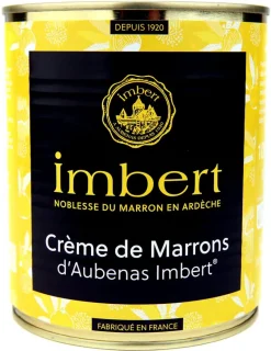 Crème de marrons Fabriquée à Aubenas 1 kg Imbert