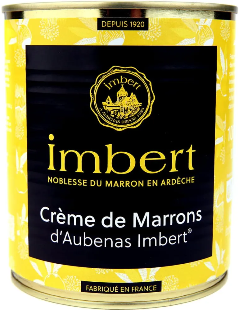 Crème de marrons Fabriquée à Aubenas 1 kg Imbert