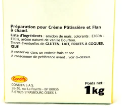 Crème pâtissière à chaud ou poudre à crème 1 kg Ancel