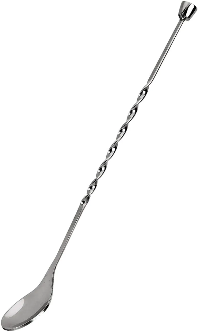 Cuillère à cocktail torsadée en inox Ibili