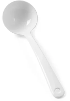 Cuillère à sauce pleine blanche
