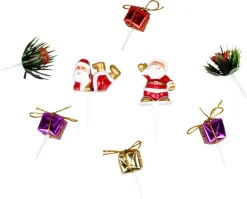 Décors bûche de Noël 8 sujets Décoration gâteau Chevalier Diffusion