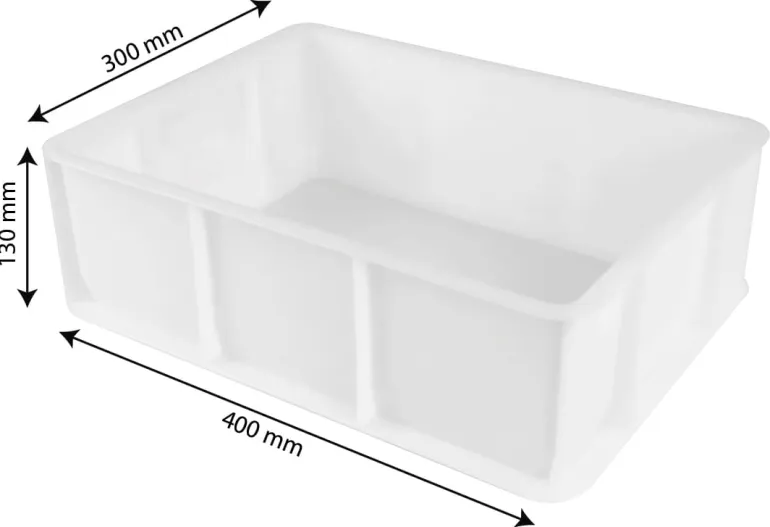 Demi bac à pâtons 12 litres 40 x 30 cm Gilac
