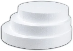 Disque en polystyrène expansé Présentoir à gâteau Ø 24 x ht 4 cm Mallard Ferrière