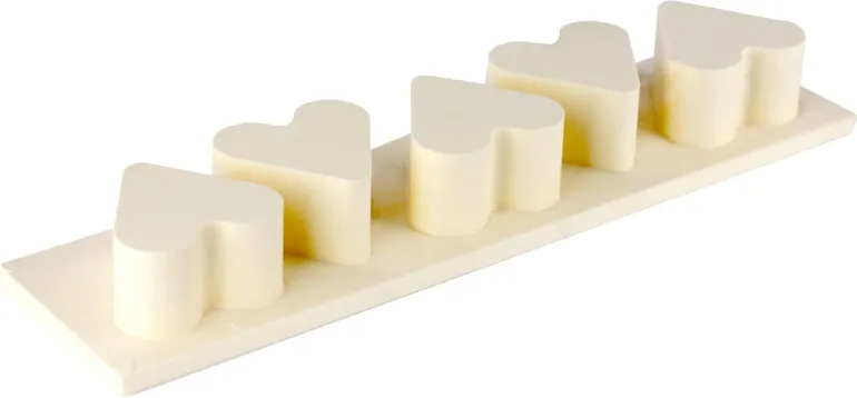 Démouleur pour plaque multimoules coeur 7,3 x 6,8 cm Martellato