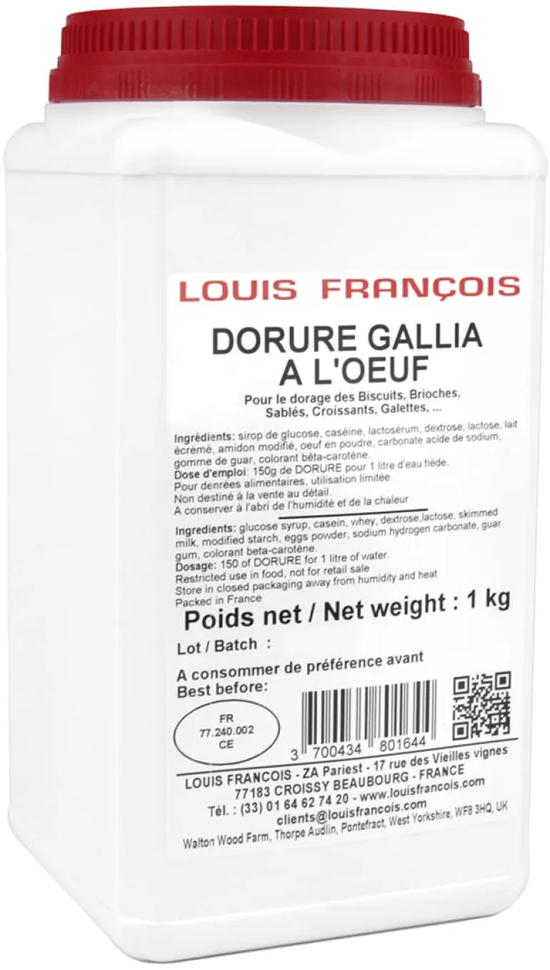Dorure à l'oeuf Gallia 1 kg Louis François