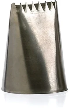 Douille à bûche de Noël inox 2 cm - 6 dents Matfer