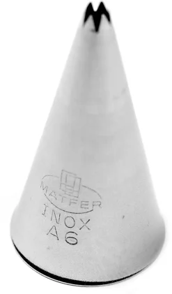 Douille cannelée inox Ø 3 mm - A6 Matfer