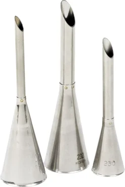 Douille à garnir (x 3) inox Mallard Ferrière