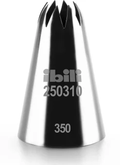 Douille inox étoile fermée Ø 1 cm Ibili