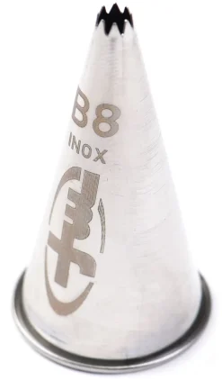 Douille pâtisserie cannelée inox B8 - Ø 5 mm Mallard Ferrière