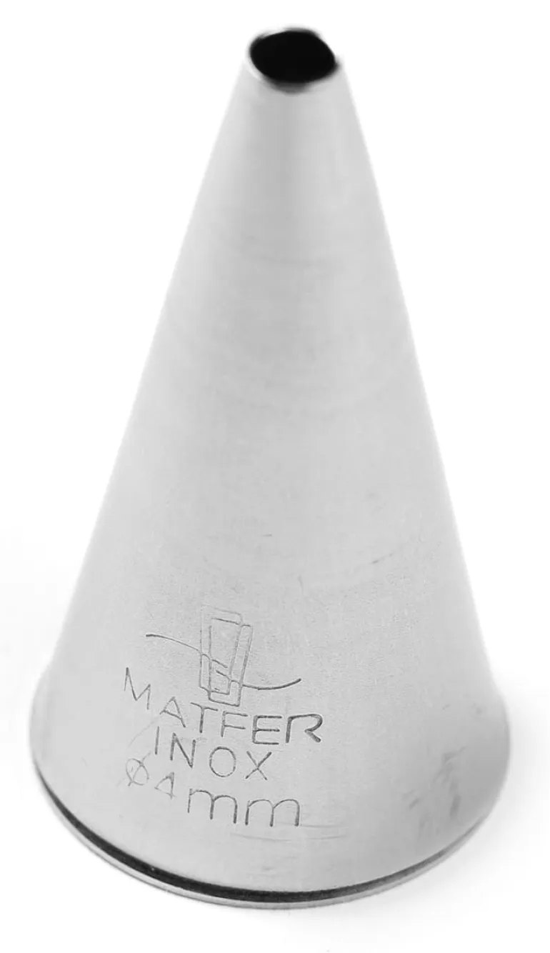 Douille pâtisserie inox douille pâtissière unie Ø 4 mm Matfer