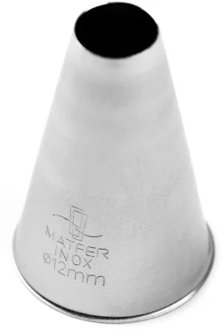 Douille pâtisserie inox douille pâtissière unie Ø 1,2 cm Matfer