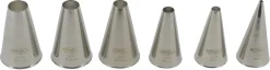 Douilles pâtisserie unies inox (x 6) Mallard Ferrière