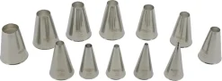 Douilles pâtisserie unies inox (x 12) Mallard Ferrière
