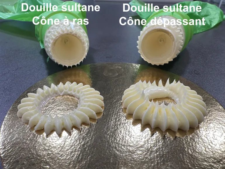 Douille sultane copolyester Cône dépassant Matfer