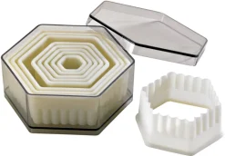 Emporte-pièce cannelé hexagonal boîte de 9 pièces Mallard Ferrière