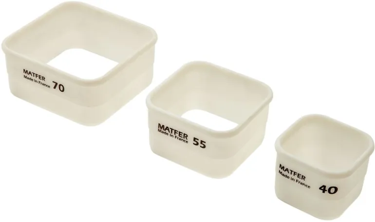 Emporte-pièce carré Exoglass® 4 x 4 cm Matfer