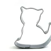 Emporte-pièce Chat acier inoxydable Ht 6 cm Patisse