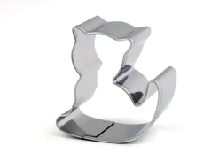 Emporte-pièce Chat acier inoxydable Ht 6 cm Patisse