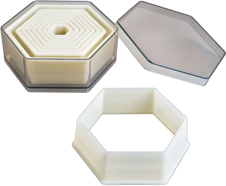 Emporte-pièce hexagonal boîte de 9 pièces Ibili