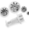Emporte-pièce à poussoir Forme marguerite 4 pièces Ibili